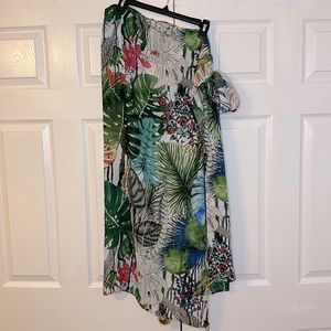 Swiminista x Christian Lacroix Tropical Print Long Sarong Wrap